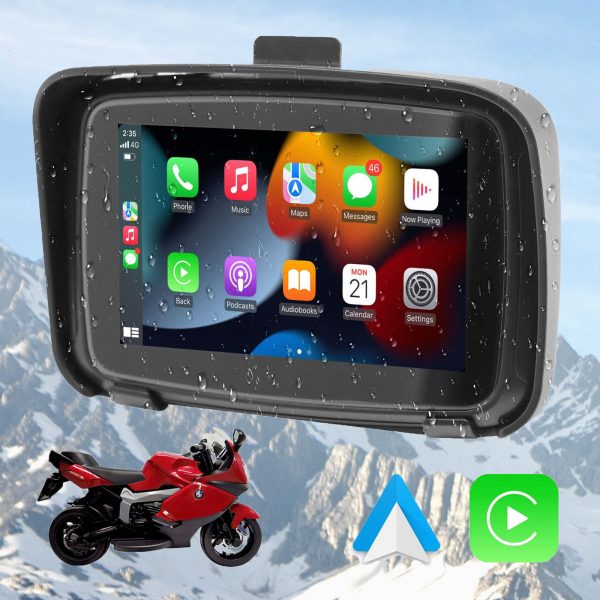 BergGPS 5-inch Motornavigatie met Apple Carplay & Android Auto - Afbeelding 2
