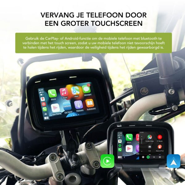 BergGPS 5-inch Motornavigatie met Apple Carplay & Android Auto - Afbeelding 12