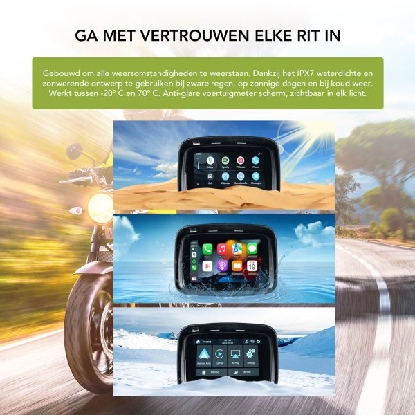 BergGPS 5-inch Motornavigatie met Apple Carplay & Android Auto - Afbeelding 9