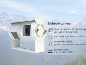 Alternative view of Dubbele Achteruitrijcamera met 7 Inch Kleurendisplay