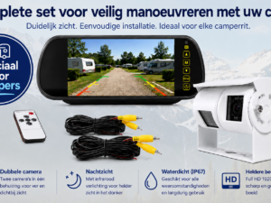 Dubbele Achteruitrijcamera met 7-inch Kleurendisplay